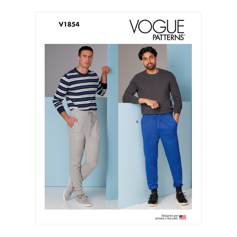 Vogue Sewing Pattern Men's Pants 1854MUU (Sizes 34-40)