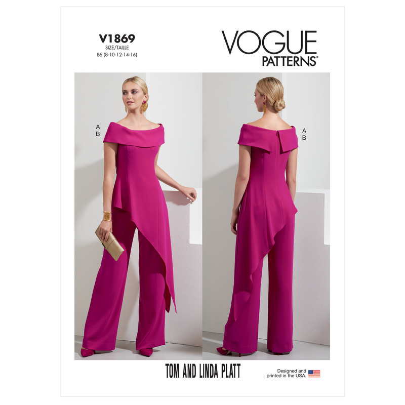 Vogue Sewing Pattern - Misses' and Misses' Petite Top and Pants 1869B5