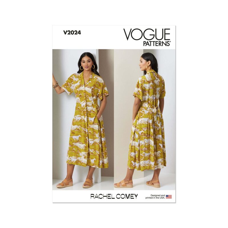 Vogue Patterns V2024u5 Misses’ Dress by Rachel Comey size 16-24