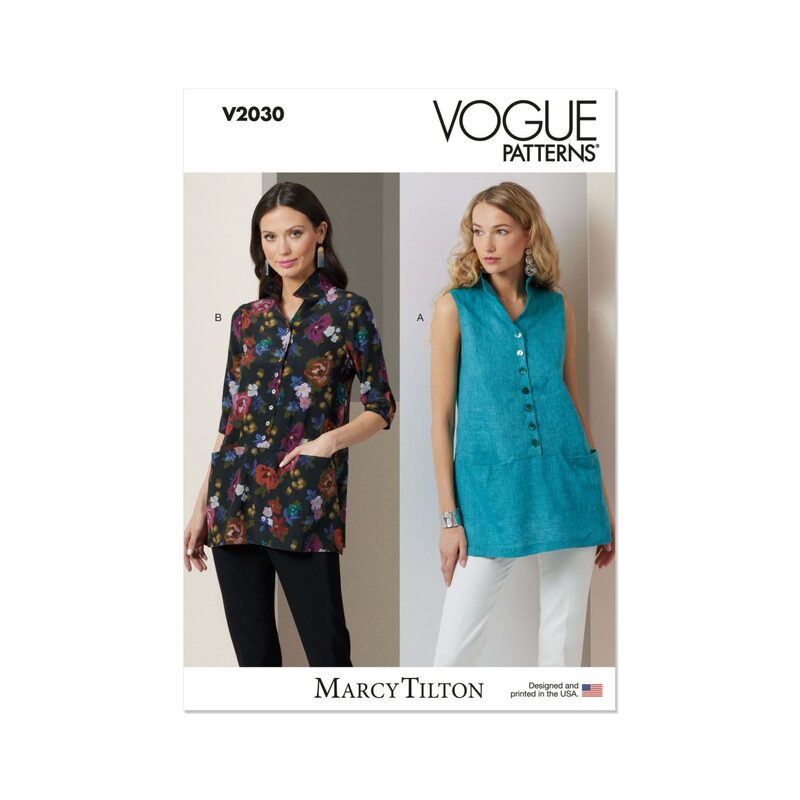 Vogue Patterns V2030y5 Misses’ Tunics by Marcy Tilton size 18-26