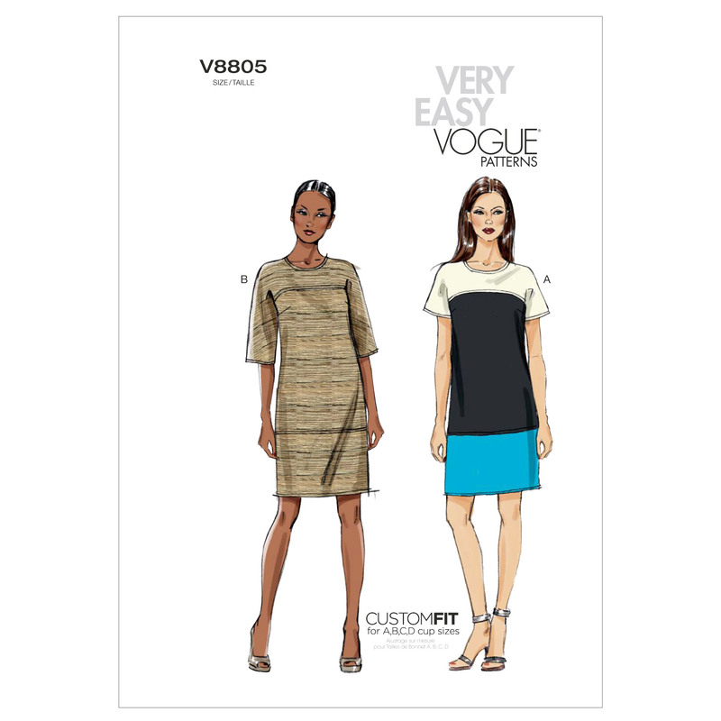 Vogue Sewing Pattern - Misses' Dress 8805B5