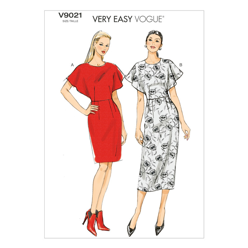 Vogue Sewing Pattern Misses' Dress 9021E5 (Sizes 14-22)