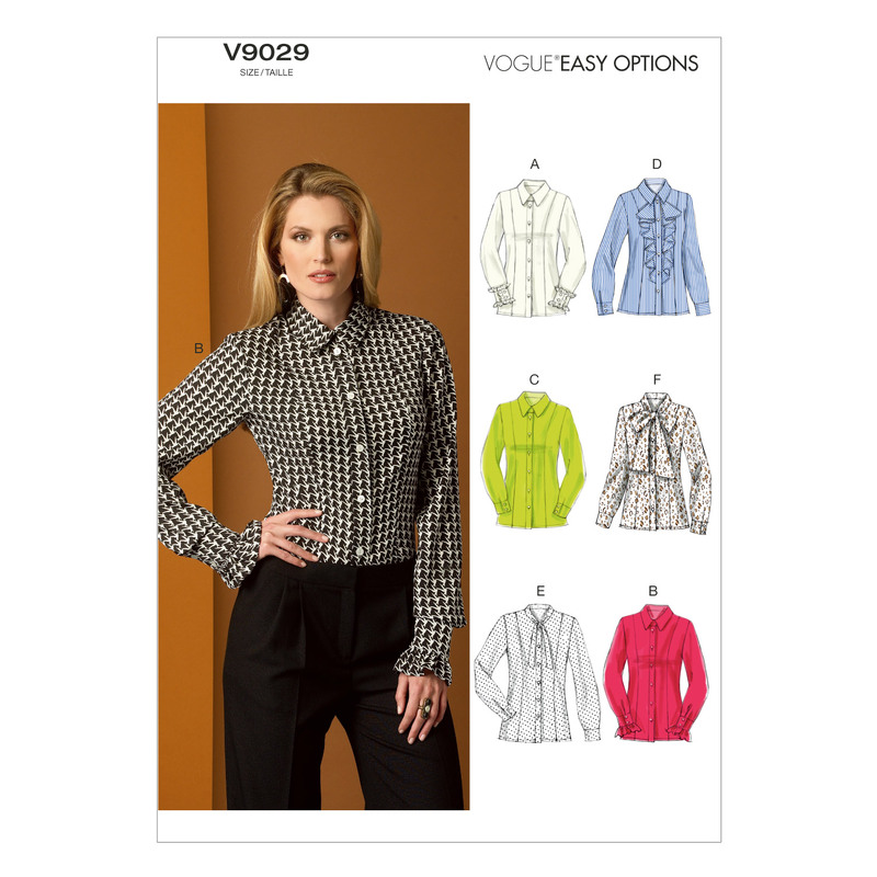 Vogue Sewing Pattern - Misses' Blouse 9029B5