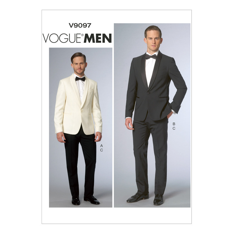 Vogue Sewing Pattern Men's Jacket and Pants 9097MUU (Sizes 34-40)