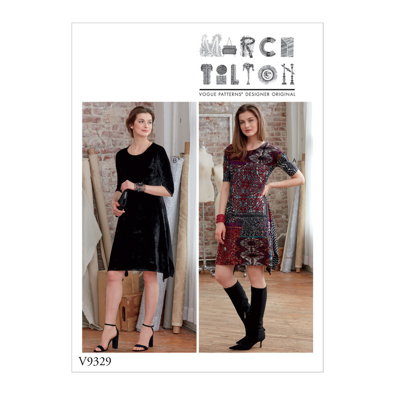 Vogue Sewing Pattern Misses' Dress 9329y (Sizes XS-S-M)