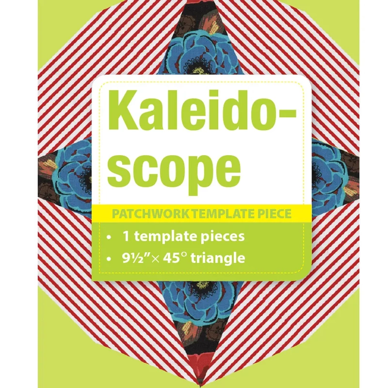 9.5" Kaleidoscope Patchwork Template, VT1005 9.5"