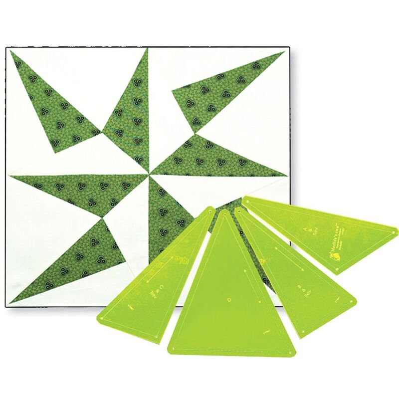 Hanabi 4 Piece Patchwork Template Set, VT967