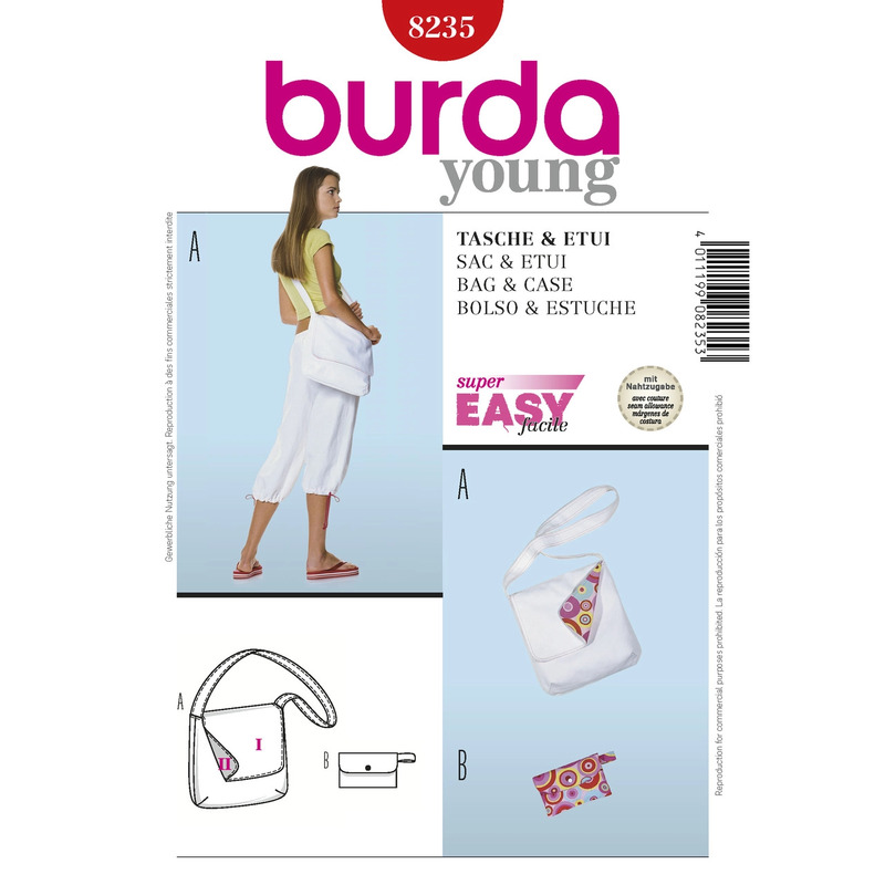 Burda B8235 Bag & Case Sewing Pattern Burda Sewing Pattern 8235