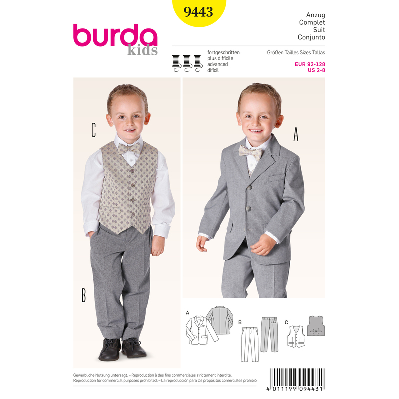 Burda B9443 Burda Style Evening Wear Sewing Pattern Burda Sewing Pattern 9443