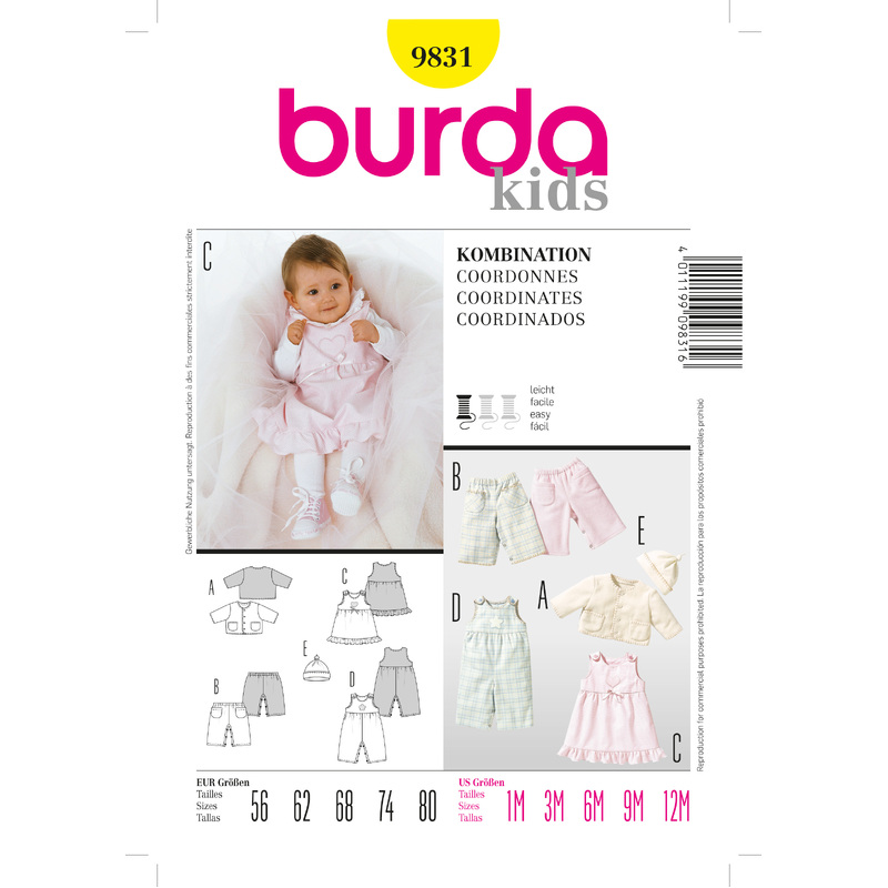 Burda Style Evening Wear Burda Sewing Pattern 9831