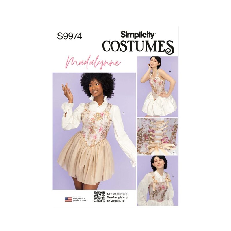 Simplicity Sewing Pattern S9974y5 Misses Corsets size 18-26